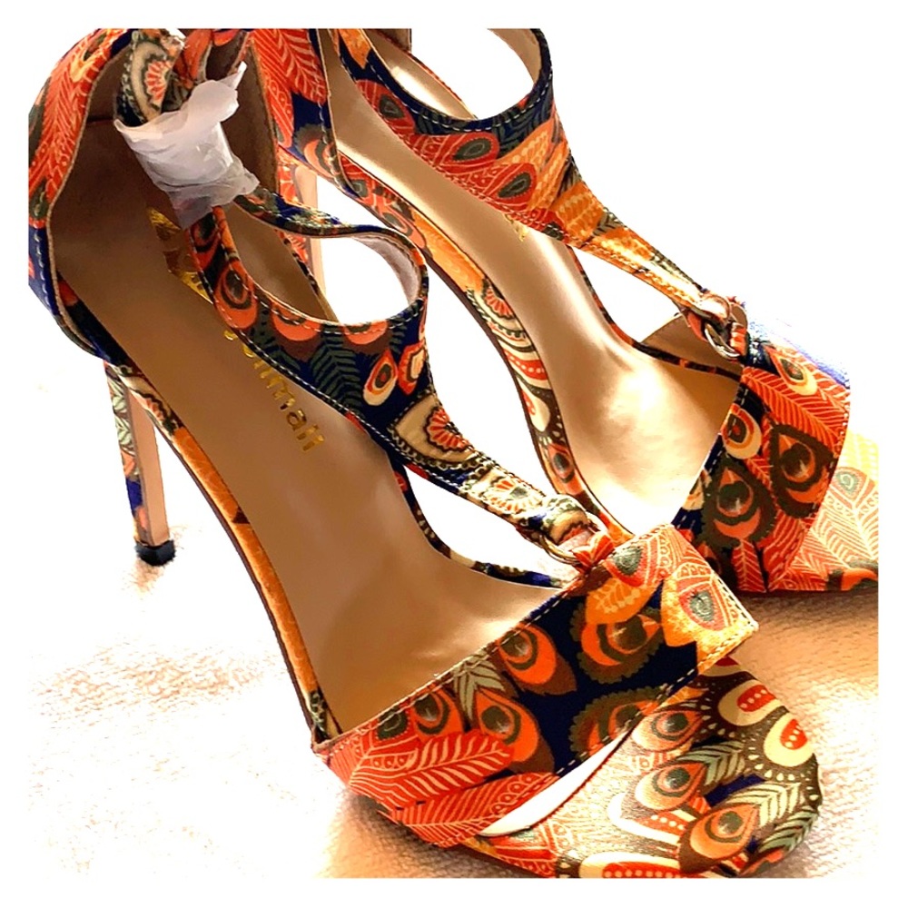 Blue & Orange Heels